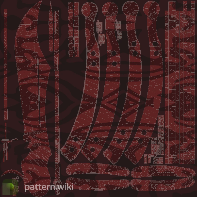 Butterfly Knife Slaughter seed 313 pattern template