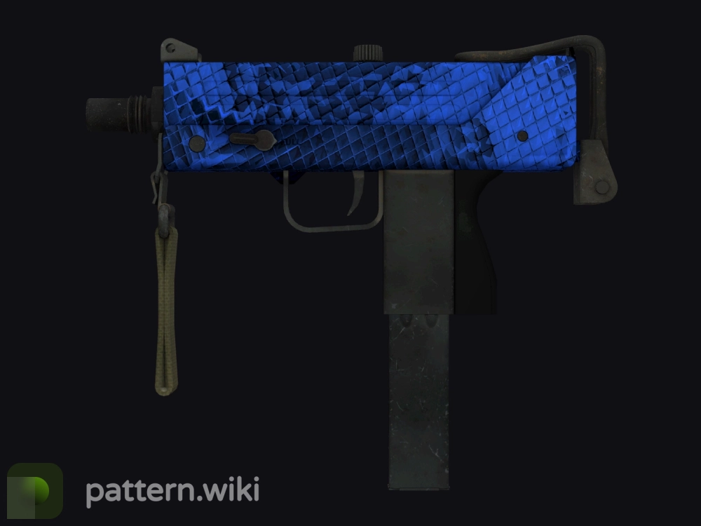 MAC-10 Lapis Gator seed 161