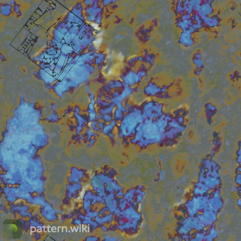 Five-SeveN Case Hardened seed 640 pattern template