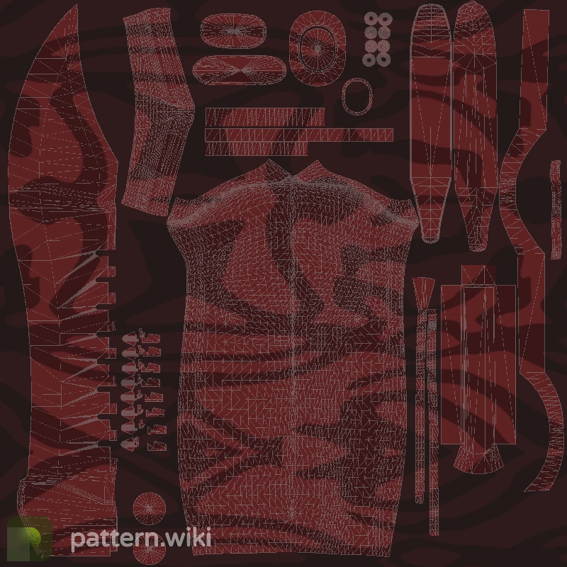 Bowie Knife Slaughter seed 114 pattern template