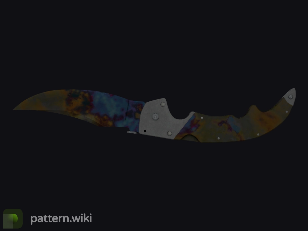 Falchion Knife Case Hardened seed 193