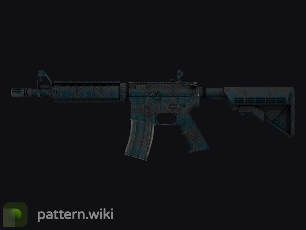 M4A4 Dark Blossom seed 135