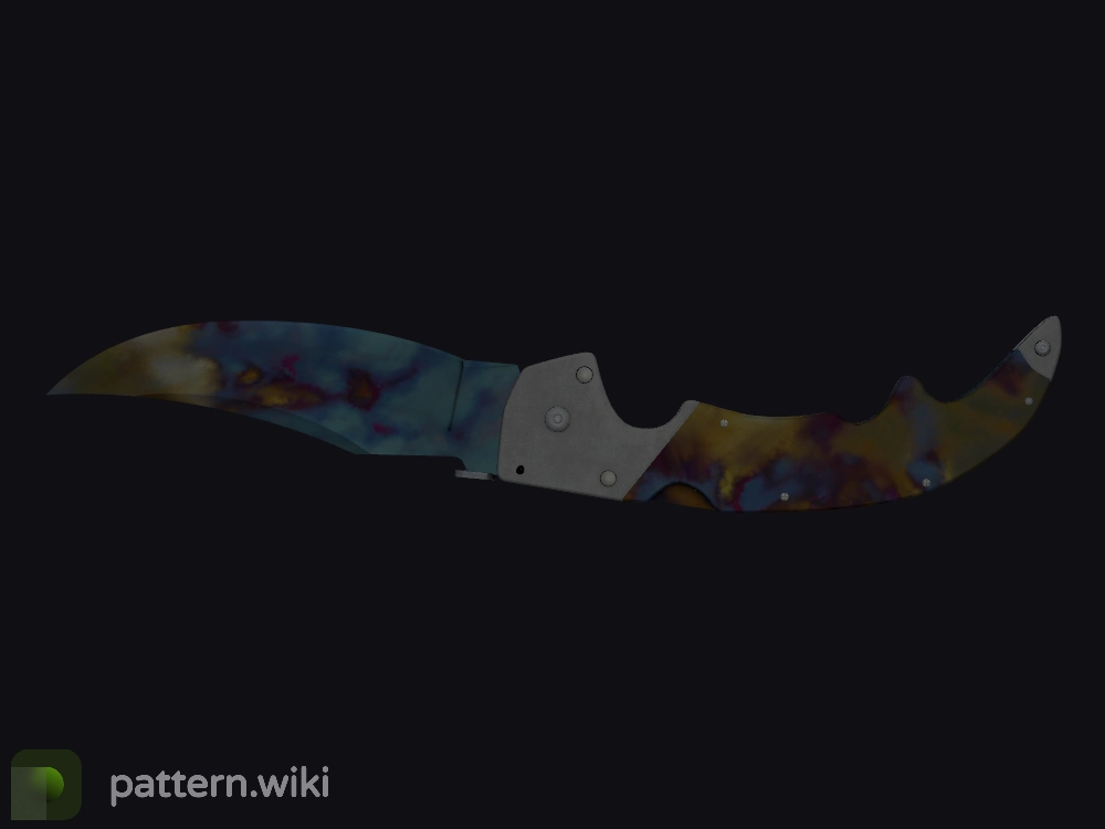 Falchion Knife Case Hardened seed 612