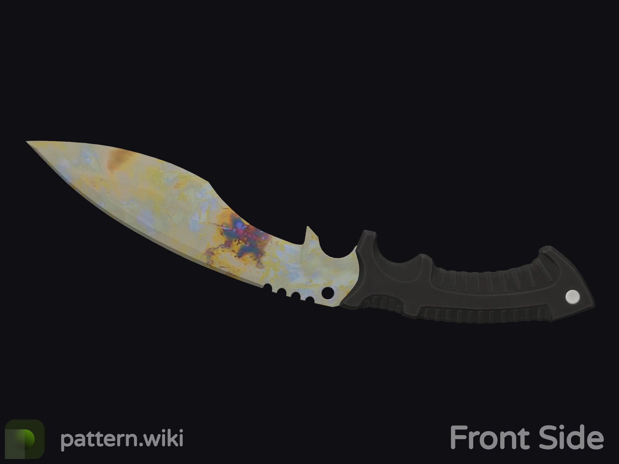 Kukri Knife Case Hardened seed 744