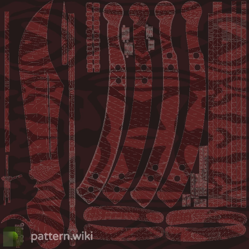 Butterfly Knife Slaughter seed 537 pattern template