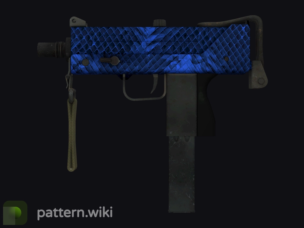 MAC-10 Lapis Gator seed 162