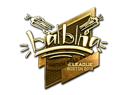 Sticker balblna (Gold) | Boston 2018 preview