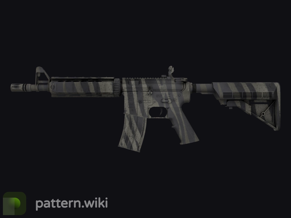 M4A4 Faded Zebra seed 999