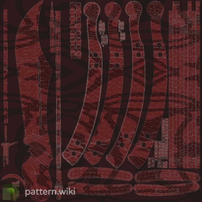 Butterfly Knife Slaughter seed 439 pattern template