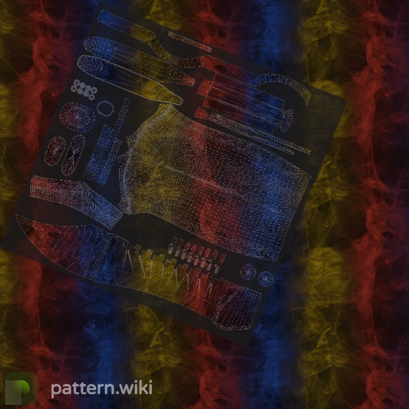 Bowie Knife Marble Fade seed 706 pattern template