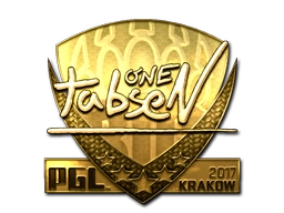 Sticker tabseN (Gold) | Krakow 2017 preview