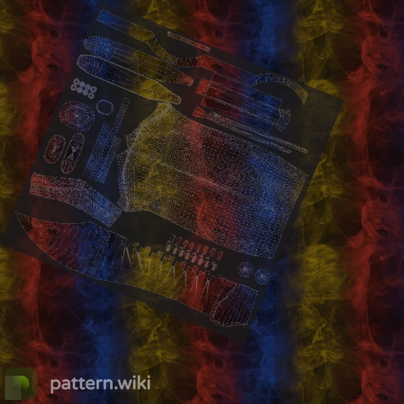 Bowie Knife Marble Fade seed 764 pattern template