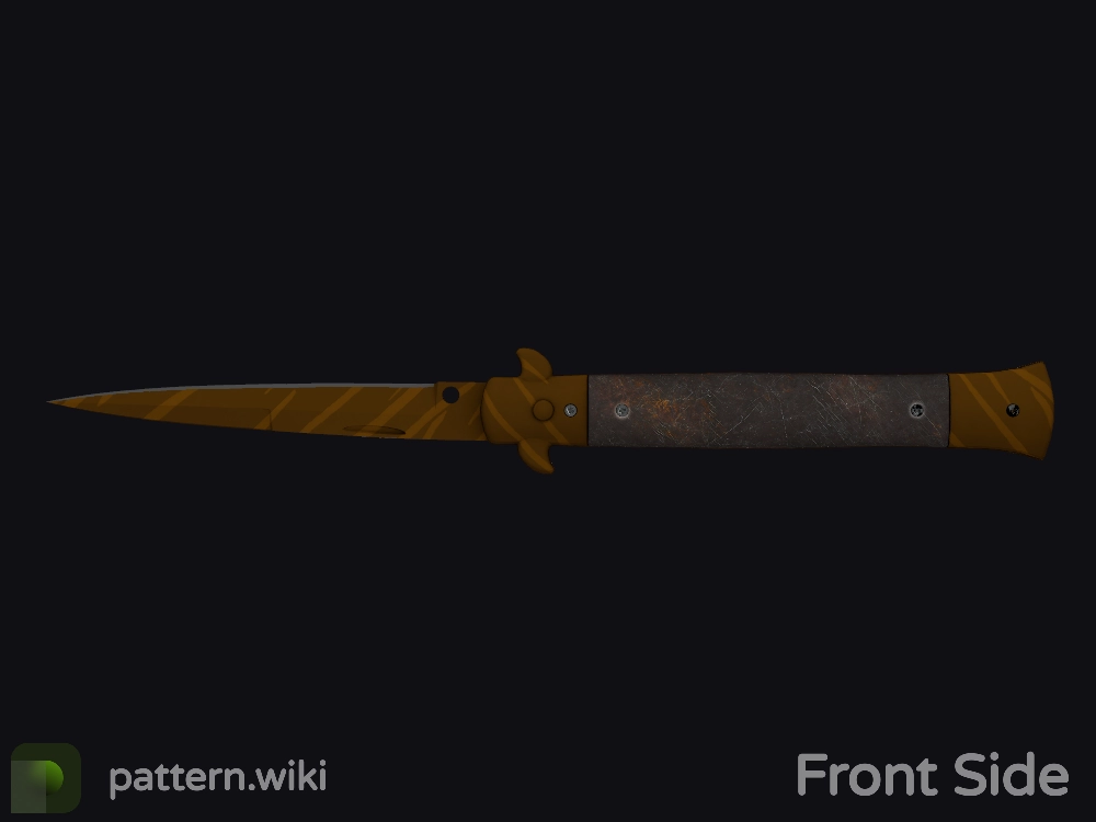 Stiletto Knife Tiger Tooth seed 382