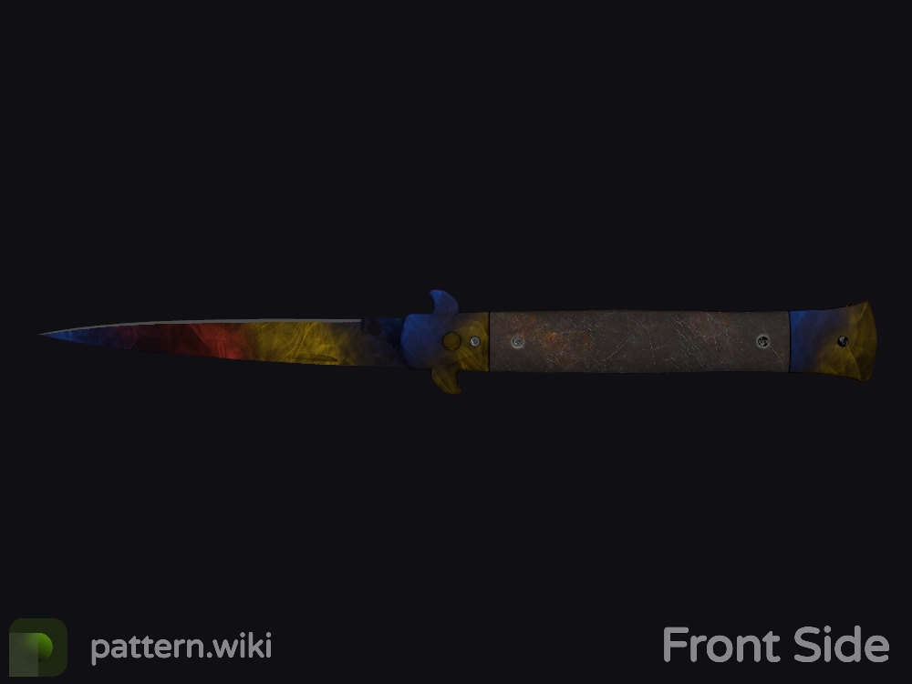 Stiletto Knife Marble Fade seed 798