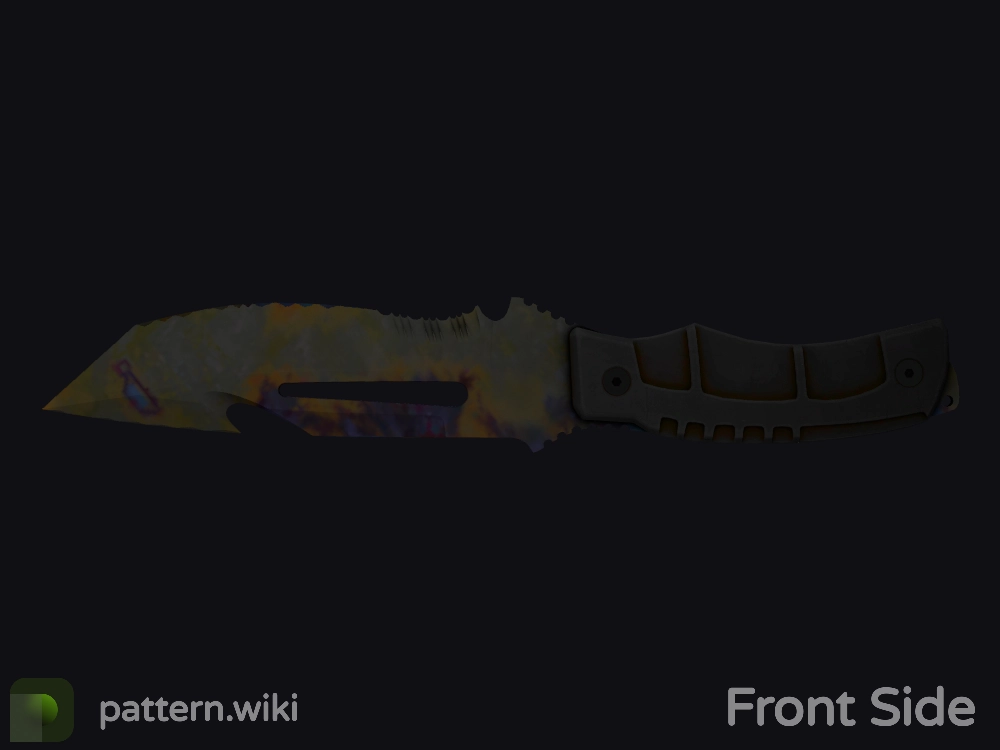 Survival Knife Case Hardened seed 741