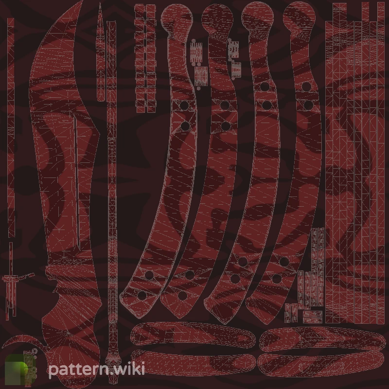 Butterfly Knife Slaughter seed 81 pattern template