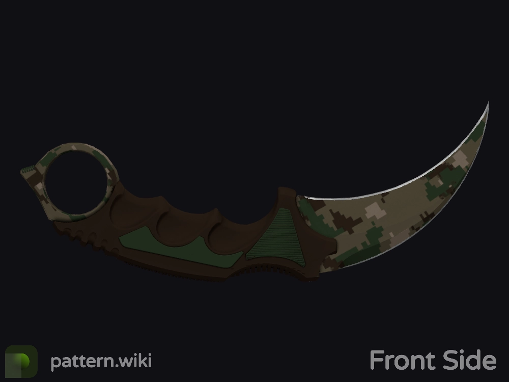 Karambit Forest DDPAT seed 105