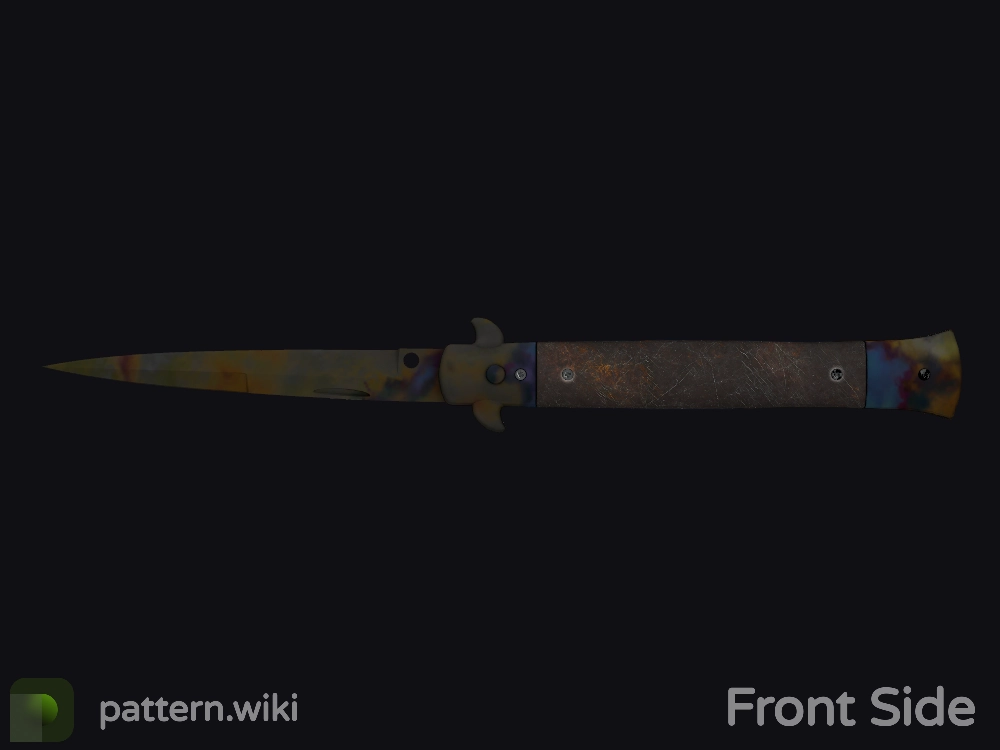 Stiletto Knife Case Hardened seed 740