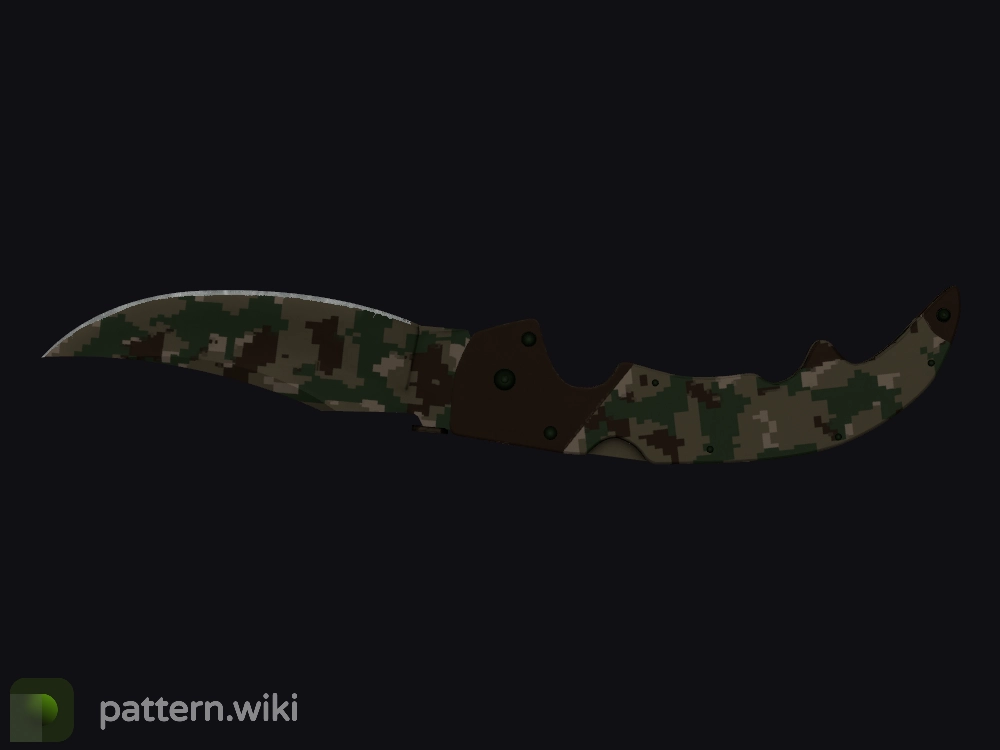 Falchion Knife Forest DDPAT seed 424