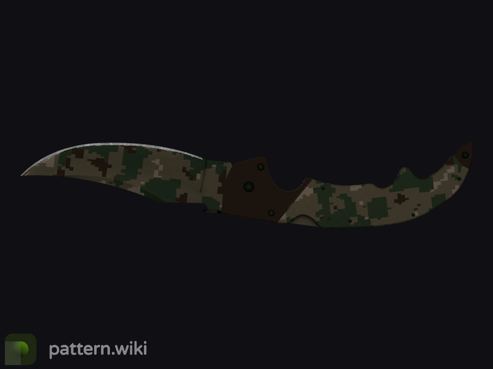 Falchion Knife Forest DDPAT seed 252