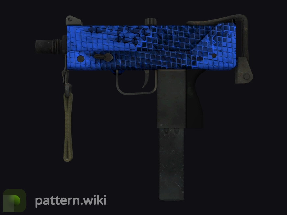 MAC-10 Lapis Gator seed 207