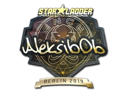 Sticker Aleksib (Gold) | Berlin 2019 preview