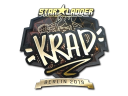 Sticker Krad (Gold) | Berlin 2019 preview