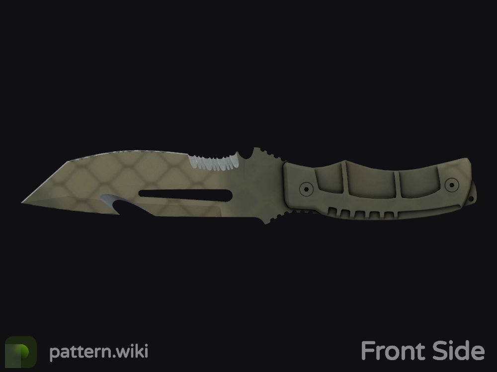 Survival Knife Safari Mesh seed 632