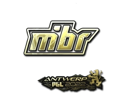 Sticker MIBR (Gold) | Antwerp 2022 preview