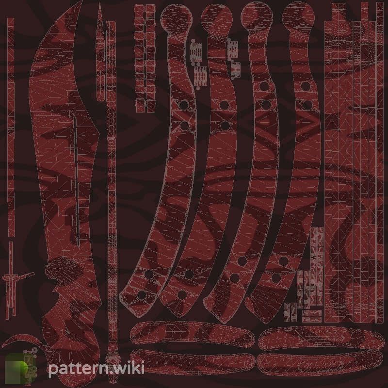 Butterfly Knife Slaughter seed 993 pattern template