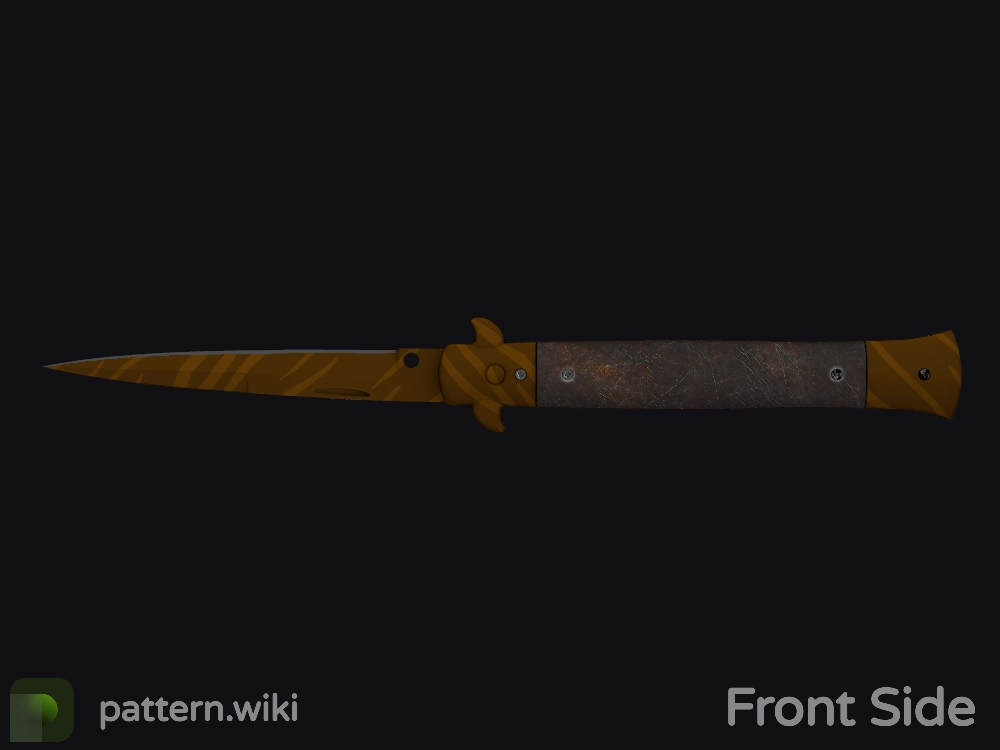 Stiletto Knife Tiger Tooth seed 998