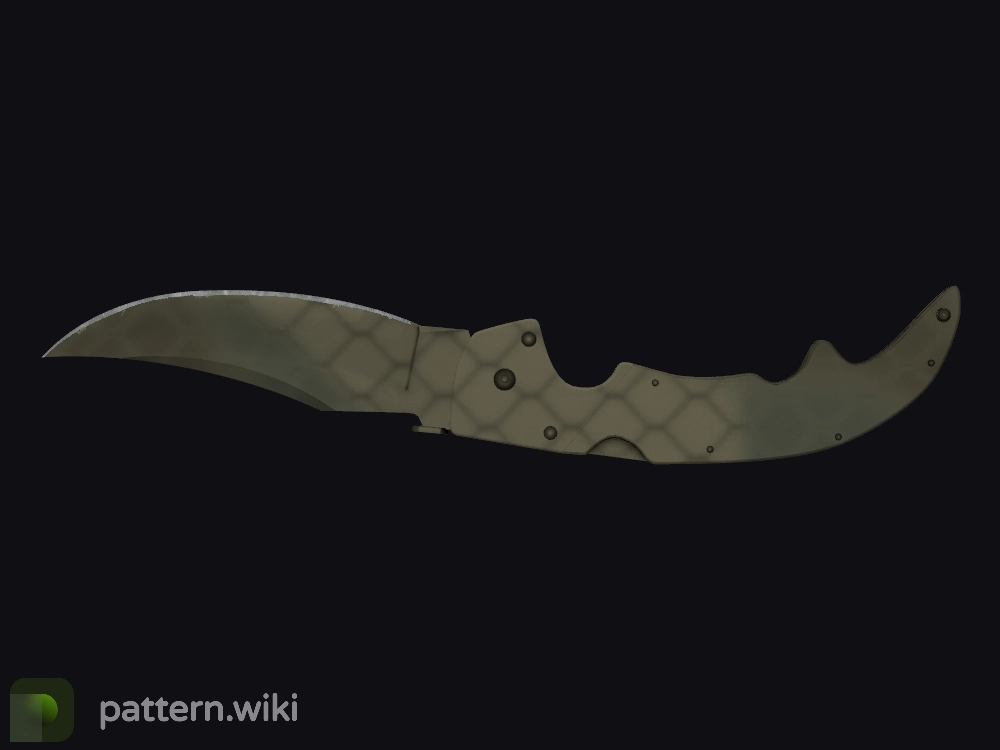 Falchion Knife Safari Mesh seed 820