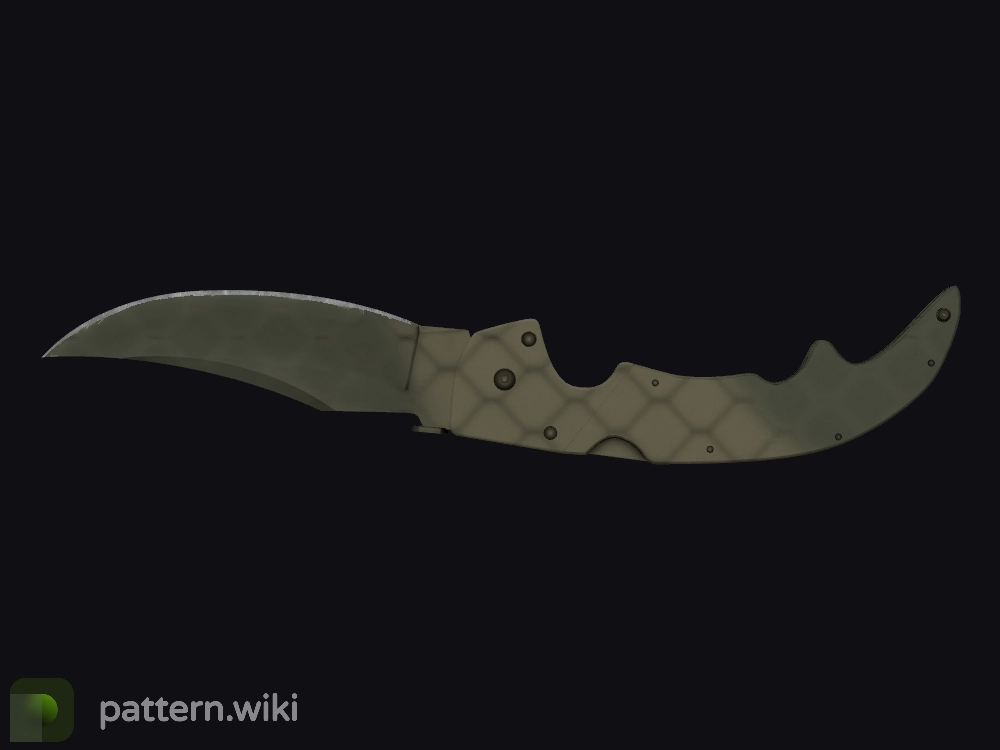 Falchion Knife Safari Mesh seed 503