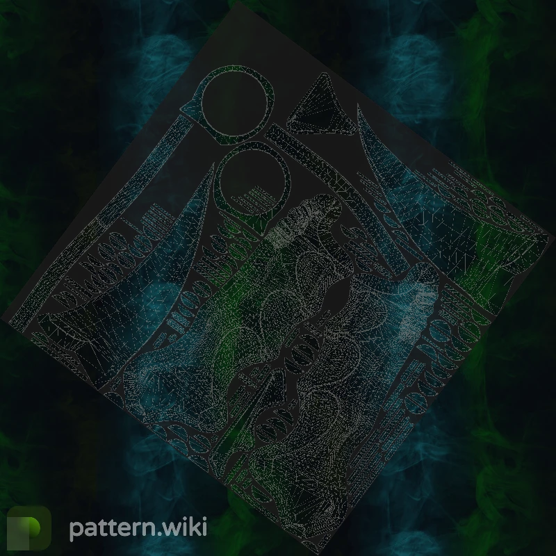 Karambit Gamma Doppler seed 6 pattern template