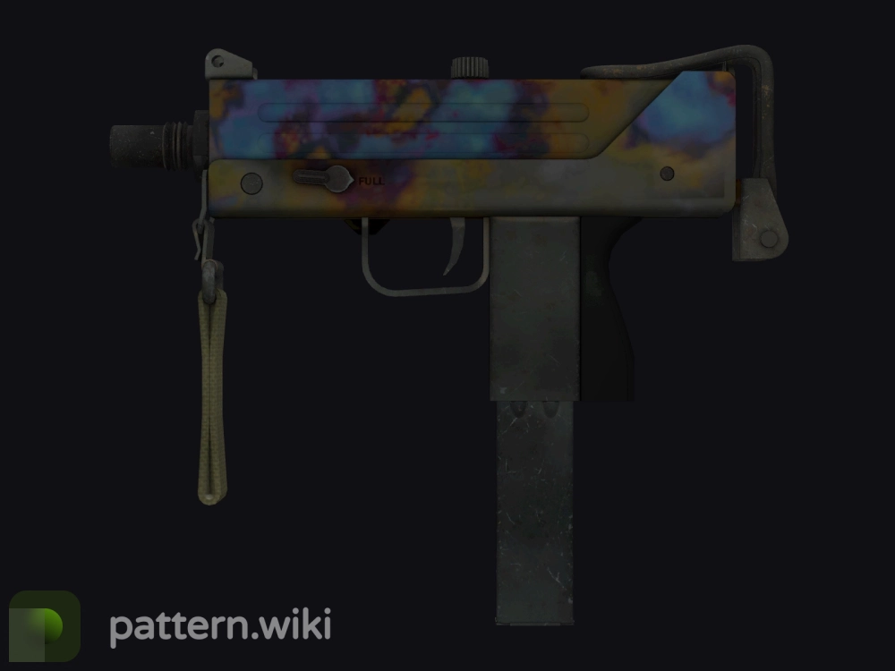 MAC-10 Case Hardened seed 62