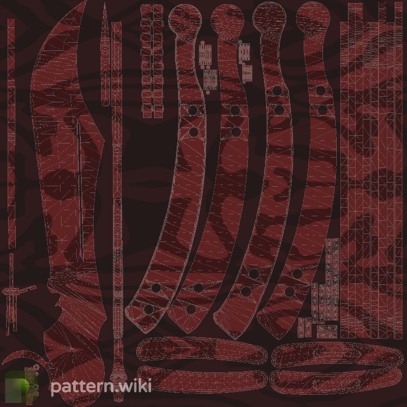 Butterfly Knife Slaughter seed 842 pattern template