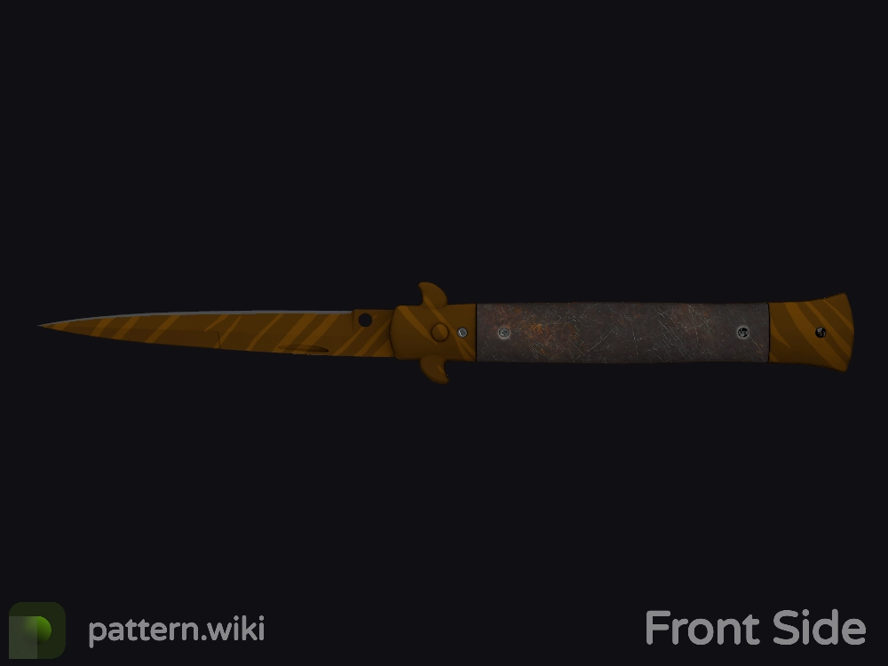 Stiletto Knife Tiger Tooth seed 707