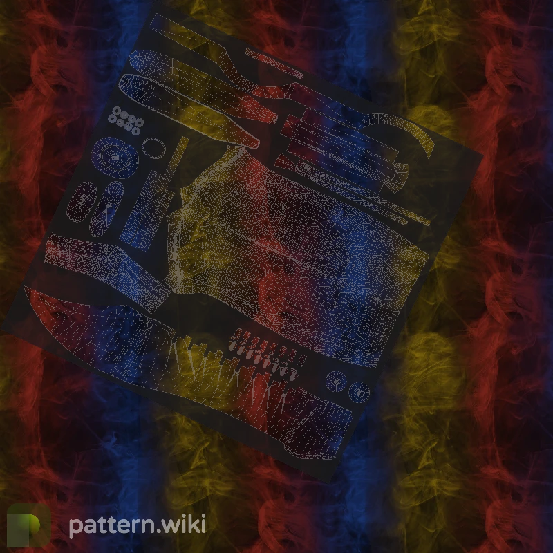 Bowie Knife Marble Fade seed 42 pattern template