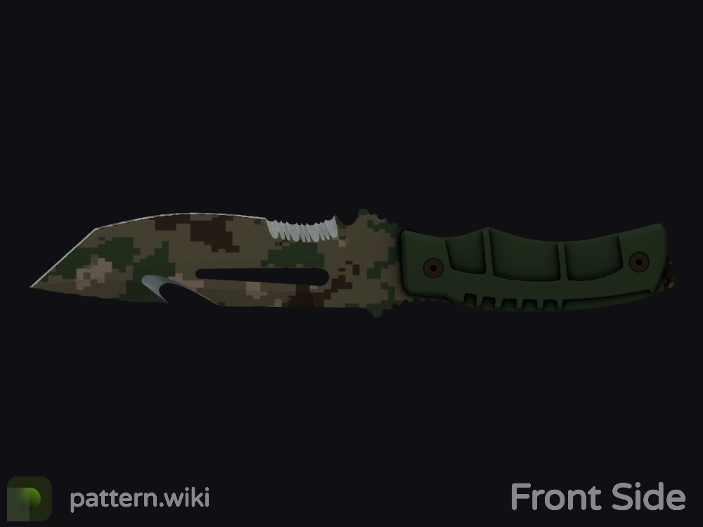 Survival Knife Forest DDPAT seed 243
