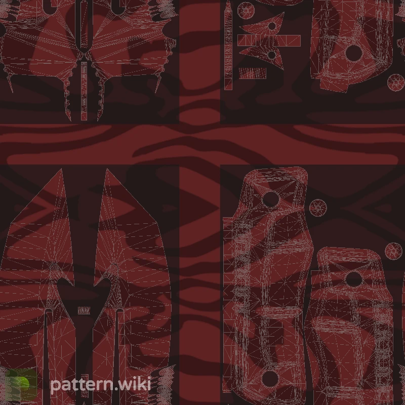 Survival Knife Slaughter seed 72 pattern template