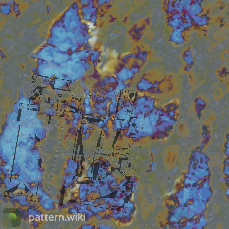 AK-47 Case Hardened seed 670 pattern template