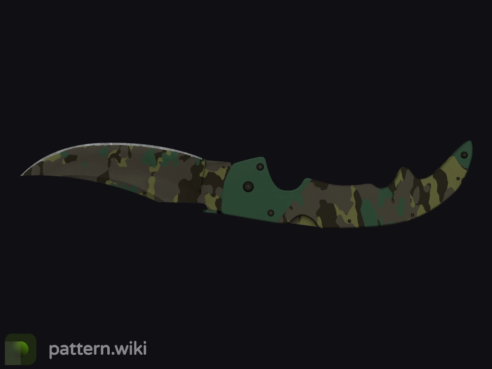 Falchion Knife Boreal Forest seed 415