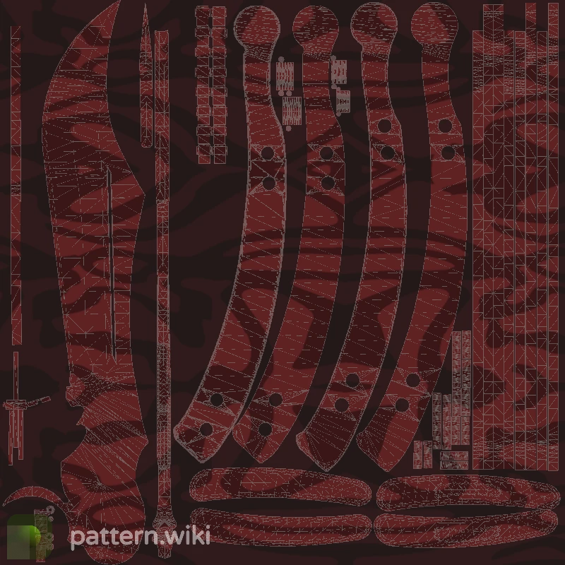 Butterfly Knife Slaughter seed 332 pattern template