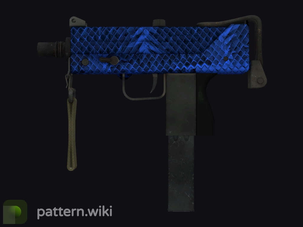 MAC-10 Lapis Gator seed 323