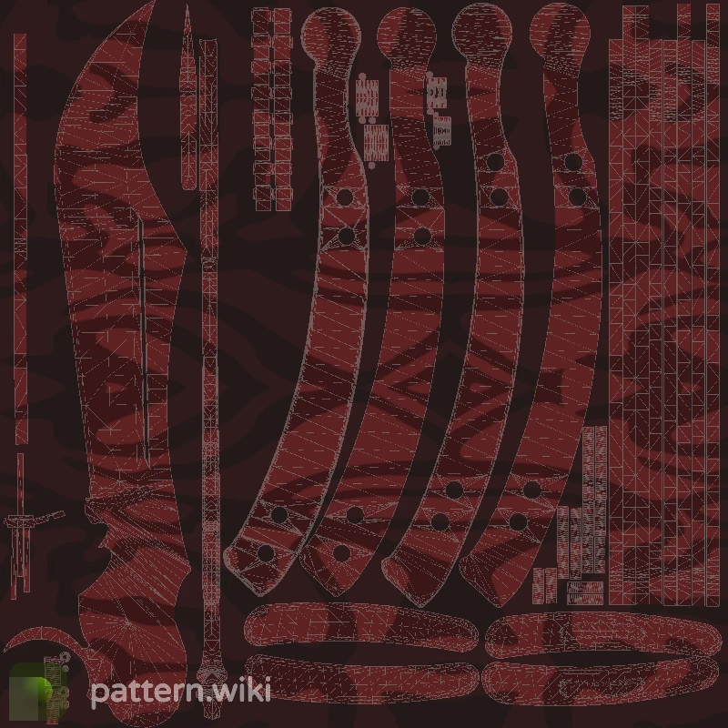 Butterfly Knife Slaughter seed 418 pattern template