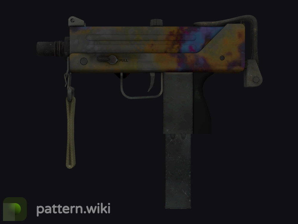 MAC-10 Case Hardened seed 636