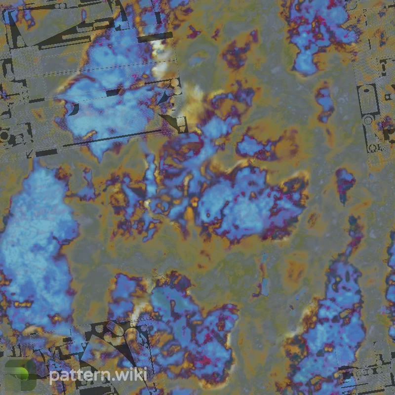 AK-47 Case Hardened seed 985 pattern template