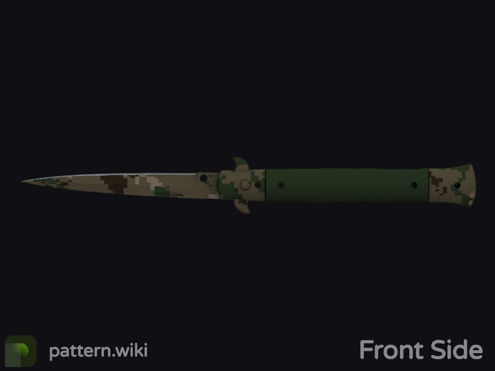 Stiletto Knife Forest DDPAT seed 346