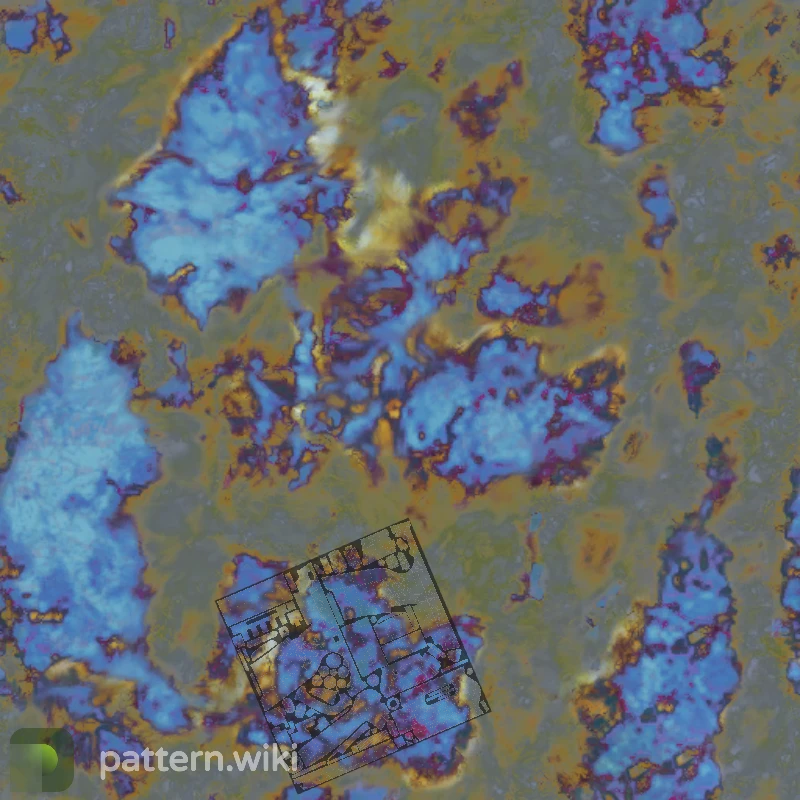 Five-SeveN Case Hardened seed 154 pattern template