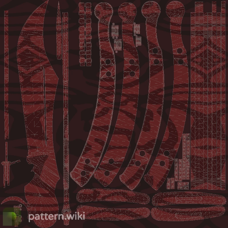 Butterfly Knife Slaughter seed 64 pattern template